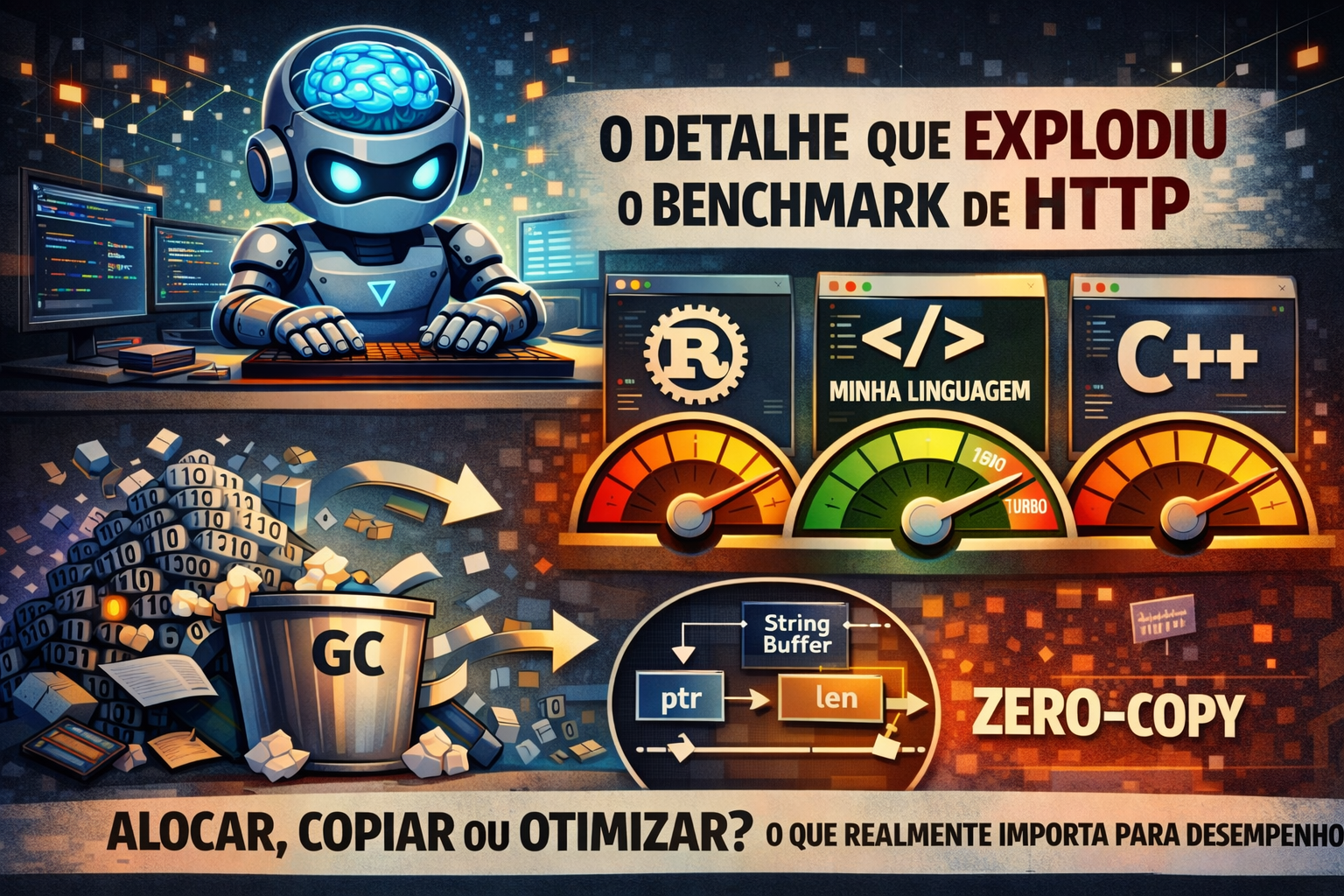 Quando “string” vira gargalo: o detalhe invisível que explodiu meu benchmark de HTTP