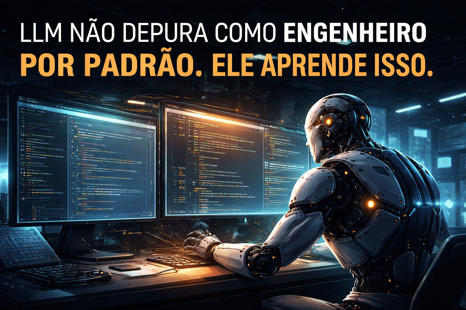 LLM não depura como engenheiro por padrão. Ele aprende isso.